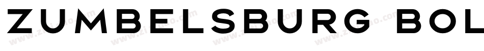 Zumbelsburg Bold字体转换